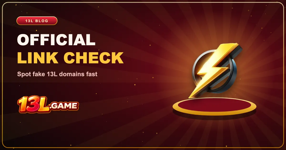 Official Link Check banner