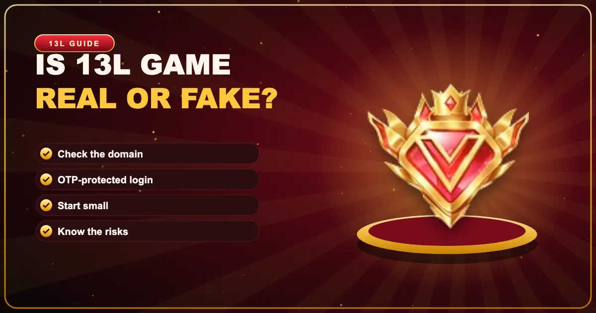 Is 13L Game Real or Fake? banner
